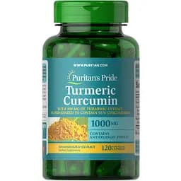 Натуральна добавка Puritan’s Pride Turmeric Curcumin 1000 Mg with Bioperine 5 mg 120 капсул