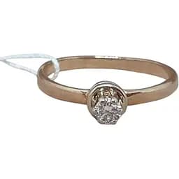 Золоте кільце Гаразд з діамантом. 3022431 17