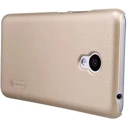 Чохол-накладка Nillkin Super Frosted Shield Meizu M3S Gold - мініатюра 5