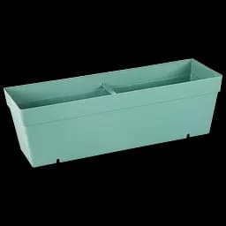 Горщик для квітів Serinova балконний Yali, 10.8 л, зелений (YB02-Yesil)