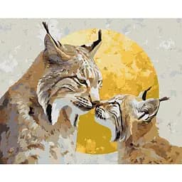 Картина за номерами Пильний захист металік 40x50 см (KHO6947)