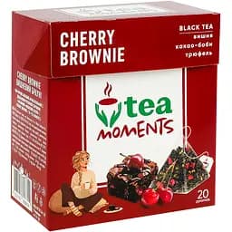 Чай чорний Tea Moments Cherry Brownie 20 шт. x 1.8 г