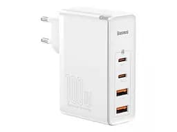 Мережевий зарядний пристрій Baseus GaN2 Pro Quick Charger 2USB + 2Type-C 100W CCGAN2P-L02 White