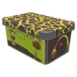 Коробка Qutu Style Box Giraffe 5 л 28.5х19х13.5 см різнобарв'я (STYLE BOX с/к GIRAFFE 5л.)