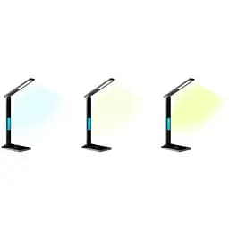 LED лампа настільна Media-Tech LEDITOU MT222K, 4W 6500K, 15W QI з вбудованим WRL, чорна (MT222K) - мініатюра 4