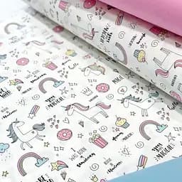 Бортики в дитяче ліжечко 30x60 UNICORN, блакитний (WeltBed_UnicornSweet_30x60) - мініатюра 5
