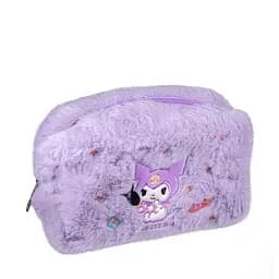 Косметичка фиолетовая мягкая с героем аниме Kuromi