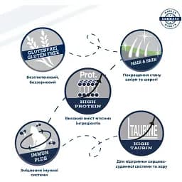 Вологий корм для дорослих котів Dr.Clauder’s Best Selection №10  оселедець та креветки з чіа 200 г - мініатюра 2