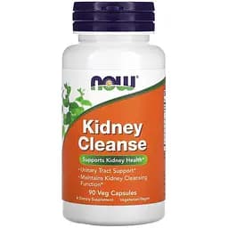 Натуральная добавка NOW Kidney Cleanse, 90 вегакапсул
