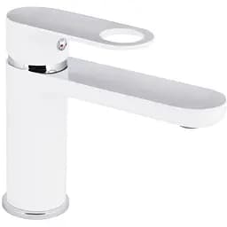 Змішувач для раковини Qtap Jay, Chrome/White (k35) QTJAY270CRW45551