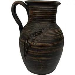 Кувшин моченная керамика Колосок с ручкой высота 21 см 2 л Украинская глиняная посуда