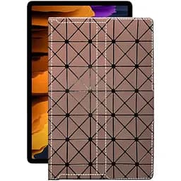 Чохол StatusCASE з екошкіри для планшету Samsung Galaxy Tab S7 Plus Коричневий ромб