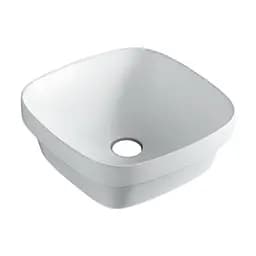 Раковина накладна Volle Amar 42x42x15,5 см white 1301.005542, Білий