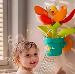 Іграшка для купання “Квітка з лійкою” Квітка-іграшка з водою для дітей  - мініатюра 2