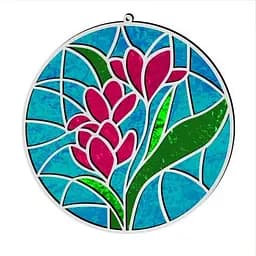 Набір для вітражного живопису за номерами "Весняні Квіти" FDSGK-06