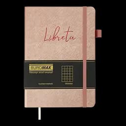 Блокнот діловий Buromax Libreta А5 96 арк. в клітинку обкладинка штучна шкіра бежевий (BM.295117-28) - мініатюра 2
