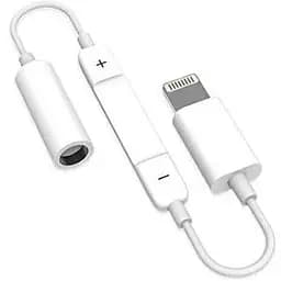 Переходник Apple Lightning папа to 3.5 мм мама with Remote MH020