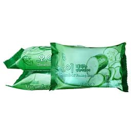 Мило-пілінг Juno Cucumber косметичне з екстрактом огірка
