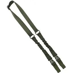 Ремінь для зброї двоточковий Kombat UK Double Point Bungee Sling оливковий (1000-kb-dpbsolgr)