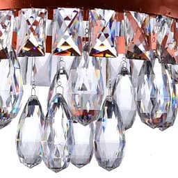 Люстра Brille стельова з пультом LED 82W WW+NW+CW Cop (BR-991C/1) - мініатюра 2