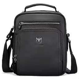 Шкіряна сумка чоловіча через плече BULL 23х18х8 см sum0028337