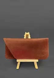 Кожаный чехол для очков Светло-коричневый Crazy Horse