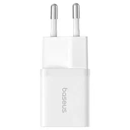 Мережевий зарядний пристрій Baseus GaN5 Fast Charger (mini) 1C 25 W P10110909213-00 білий - мініатюра 3