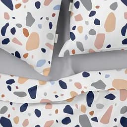 Комплект постільної білизни Cosas Gemstones CS16 Євро рожевий (StoneRoseGreyWhite_El180x30-Grey_200) - мініатюра 3