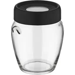 Банка для зберігання Heinner з чорною кришкою (HR-QL-RJ580N)