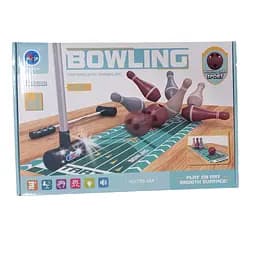 Боулинг MR 1425 игровое поле,кегли 6шт.,шар (мет.+пласт.),муз.,свет,бат.(табл.),кор.,40-27,5-8, (6903317734573)