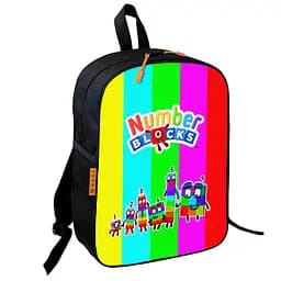 Рюкзак школьный детский 36х27см Numberblocks для девочки, мальчика (00861)