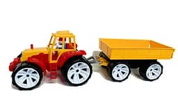Трактор с прицепом Бамсик, 007/9, цветной