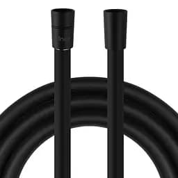 Шланг для душа 200 см Drop SH-H200-BP силиконовый - Двойной Анти-Твист, черный матовый