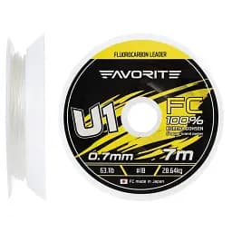 Флюорокарбон Favorite U1 FC 7 м 18/0.70 мм 63.1 lb/28.64 кг
