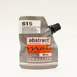 Акрилова фарба Sennelier Abstract, дой-пак, 60 мл, матова, Кадмій Червоно-помаранчевий (Cadmium Red Orange Hue)