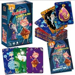 Гра настільна Vladi Toys, розважальна, Чарівні кристали (українською)