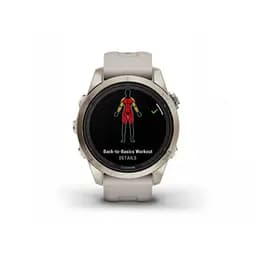 Смарт-годинник Garmin Fenix 7S Sapphire Solar Soft Gold w. Light Sand Band (010-02776-14/15) - мініатюра 6