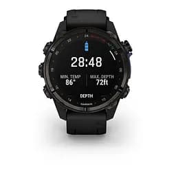 Спортивний годинник Garmin Descent Mk3i – 43 mm Carbon Gray DLC Titanium w. Black Silicone Band (010-02753-10/11) - мініатюра 8