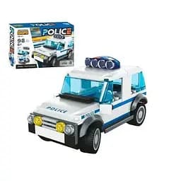 Дитячий конструктор Limo Toy Поліцейська машина, 13 см, 98 деталей (KB 211)