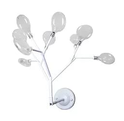 Бра светодиодная в современном стиле белого цвета Levistella 756LPR0031-9 WH+CL