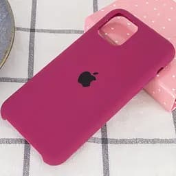 Чохол Silicone Case AA для Apple iPhone 11 Pro 5.8" Бордовий / Maroon - мініатюра 2