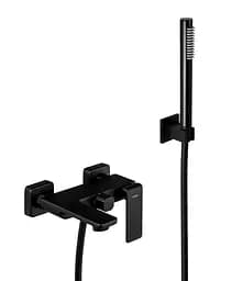 Змішувач для ванни Corsan Trino black mat з виливом CMZ056 Чорний матовий