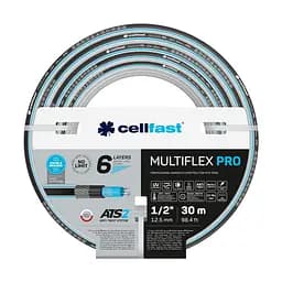 Шланг садовий MULTIFLEX PRO 1/2" 30м 6 шарів до 35бар -20…+65°C Cellfast sad0001976 - мініатюра 2