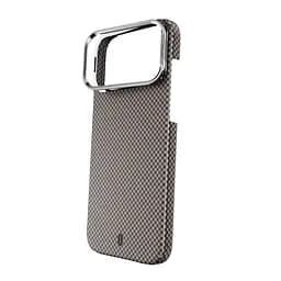 Чохол WIWU ARAMID ARMOR DCC-208 for iP17 Pro Max 6.9" Black & Gold (6979107510580)