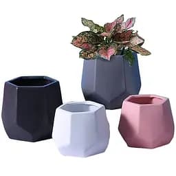Цветочный горшок Led Sigma 15 х 15 х 12.5 см без поддона в ассортименте (A040060)
