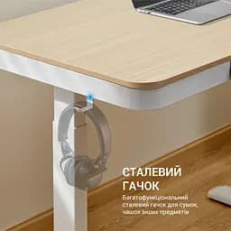 Комп'ютерний стіл OfficePro з електрорегулюванням висоти (ODE111W) - мініатюра 8