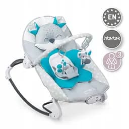 Дитячий шезлонг-гойдалка MoMi Luis, синій (blue) (BULE00017)