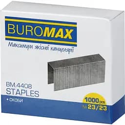 Скоби для степлерів Buromax Люкс №23/238 1000 шт. (BM.4408)