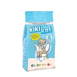 Бентонитовый наполнитель Kikikat для кошачьего туалета с запахом чистоты 5 л