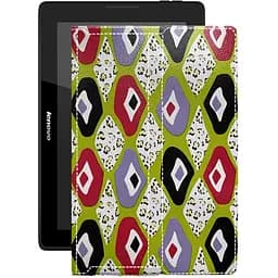 Чехол StatusCASE из экокожи для планшета Lenovo A7600 10.1 Камни-цветные